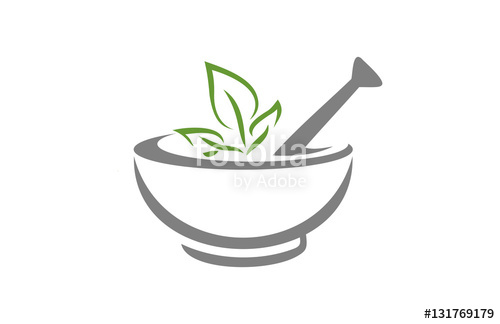 500x324 Mortar And Pestle Vector Design Represents Herbal Medicine