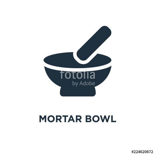 500x500 Mortar Bowl Icon Stock Image And Royalty Free Vector