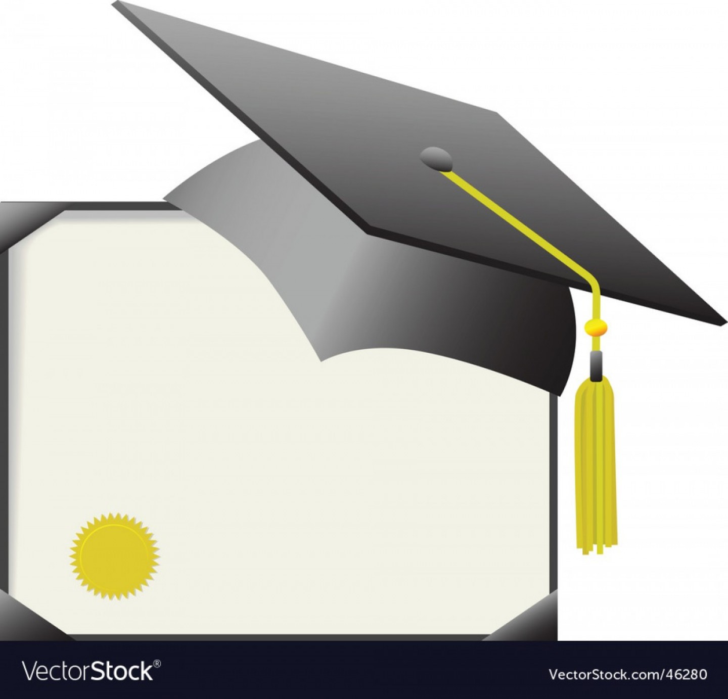 1440x1383 Mortarboard Graduation Cap And Diploma Vector Soidergi