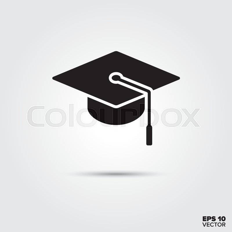 800x800 Mortarboard Icon Education Symbol Stock Vector Colourbox