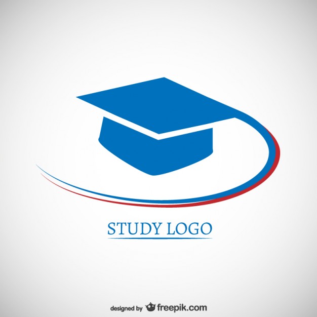 626x626 Study Logo With Mortarboard Vector Free Download