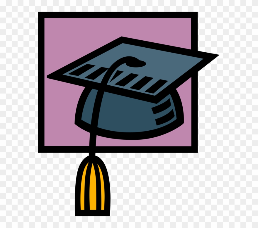 880x780 Vector Illustration Of Graduation Hat Mortarboard