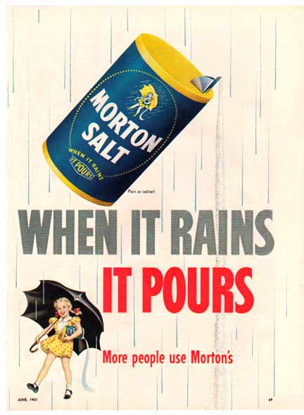 When It Rains, It Pours Morton Salt The Chicago Food Museum 432x590 When It Rains, It Pours Morton Salt The Chicago Food Museum