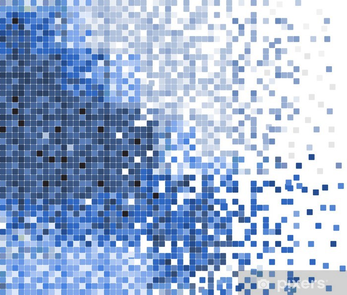 Abstract Blue Pixel Mosaic Vector Background Illustration Wall 700x595 Abstract Blue Pixel Mosaic Vector Background Illustration Wall