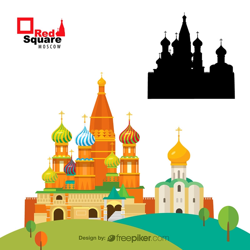 800x800 Freepiker Moscow Red Square Heritage Of Moscow Vector