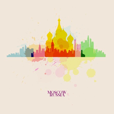 450x450 Moscow Vector Silhouettes Of The City Royalty Free Vector Graphics