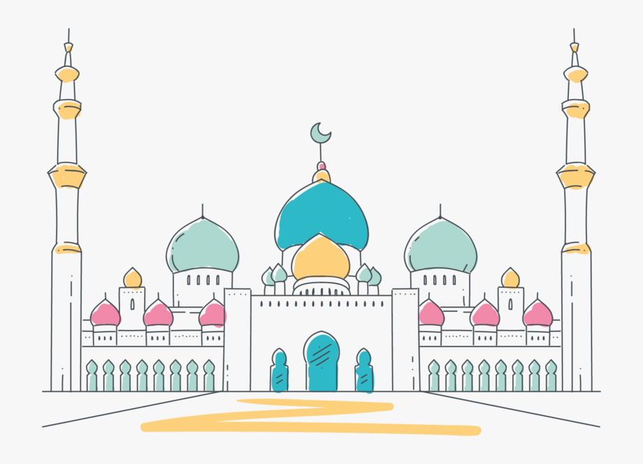 920x665 Mosque Vector