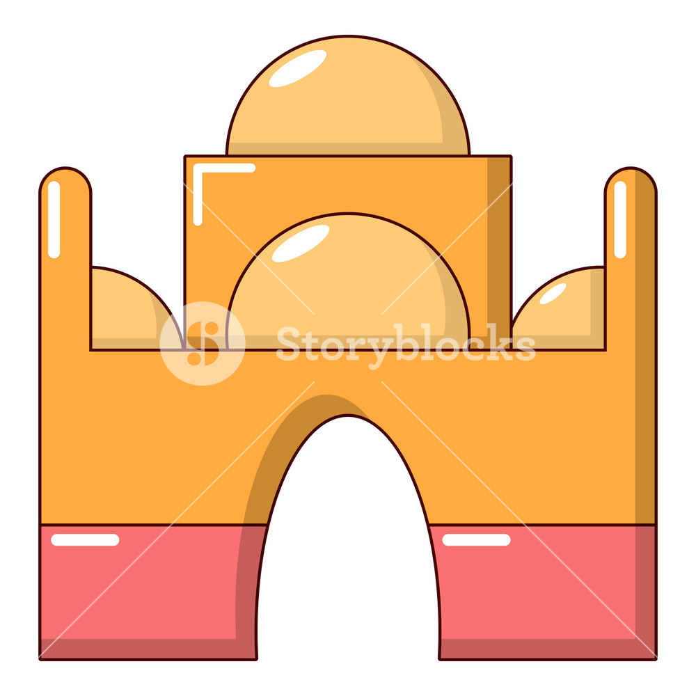 1000x1000 Mosque Icon Cartoon Illustration Of Mosque Vector Icon For Web
