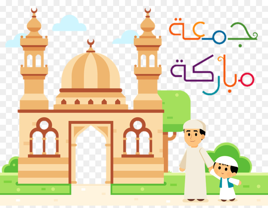 900x700 White Mosque Nazareth Cartoon