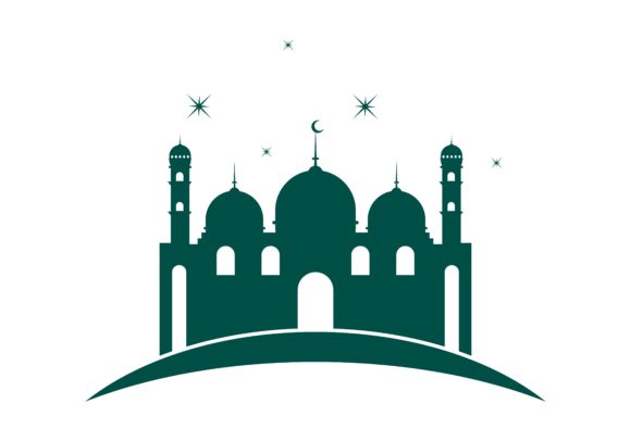 580x406 Mosque Islamic Logo Vector Graphic