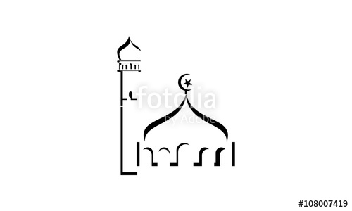500x300 Mosque Logo Vector Stock Image And Royalty Free Vector
