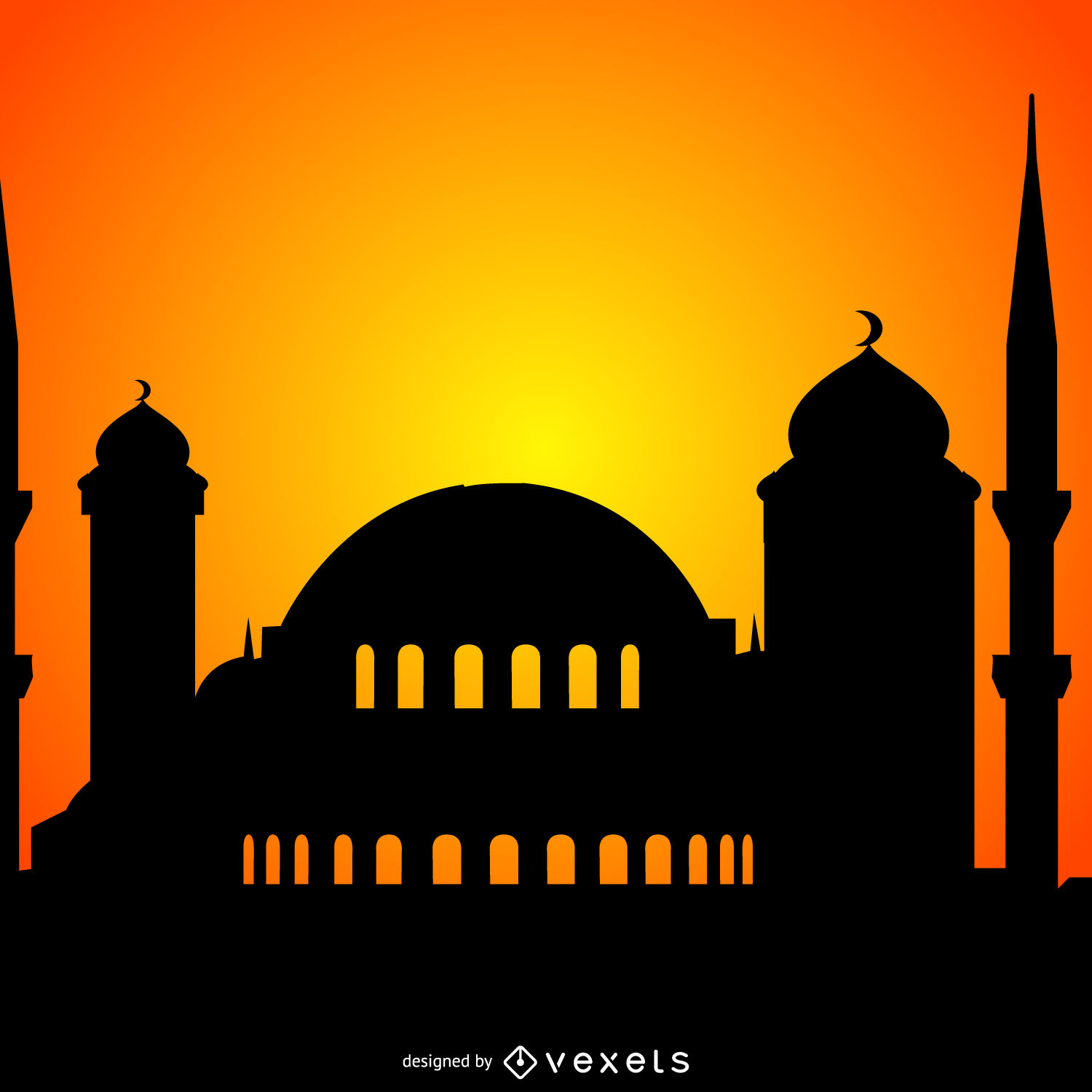 1500x1500 Mosque Vector Graphics To Download