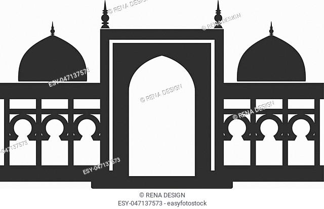640x413 Mosque Silhouette Vector Stock Photos And Images Age Fotostock