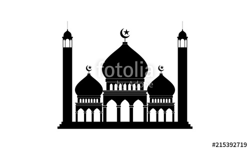 500x300 Mosque Vector Stock Image And Royalty Free Vector