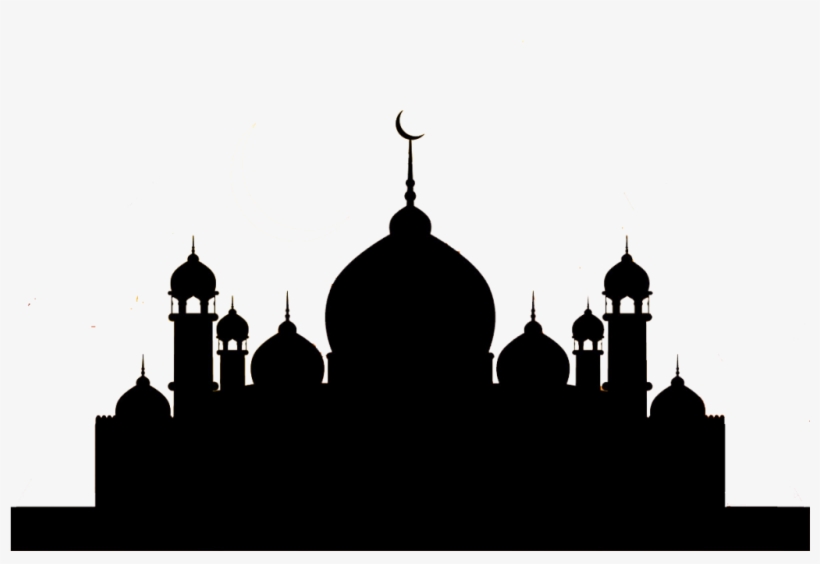 820x564 Mosques Silhouettes Free Vector