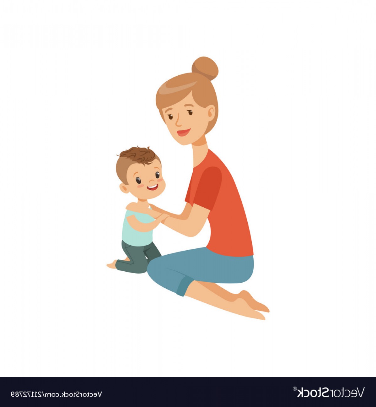 1198x1296 Mom Embracing Her Son Mother Hugging Her Child Vector Cqrecords