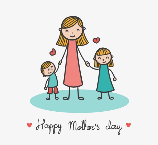 600x548 Cartoon Mother And Child Vector Graphics My Free Photoshop World