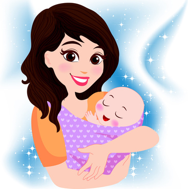 Mother Holding Baby Child Free Vector Download 367x368 Mother Holding Baby Child Free Vector Download