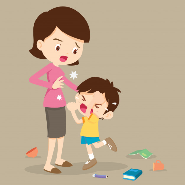 Angry Boy Hitting Mother Vector Premium Download 626x626 Angry Boy Hitting Mother Vector Premium Download