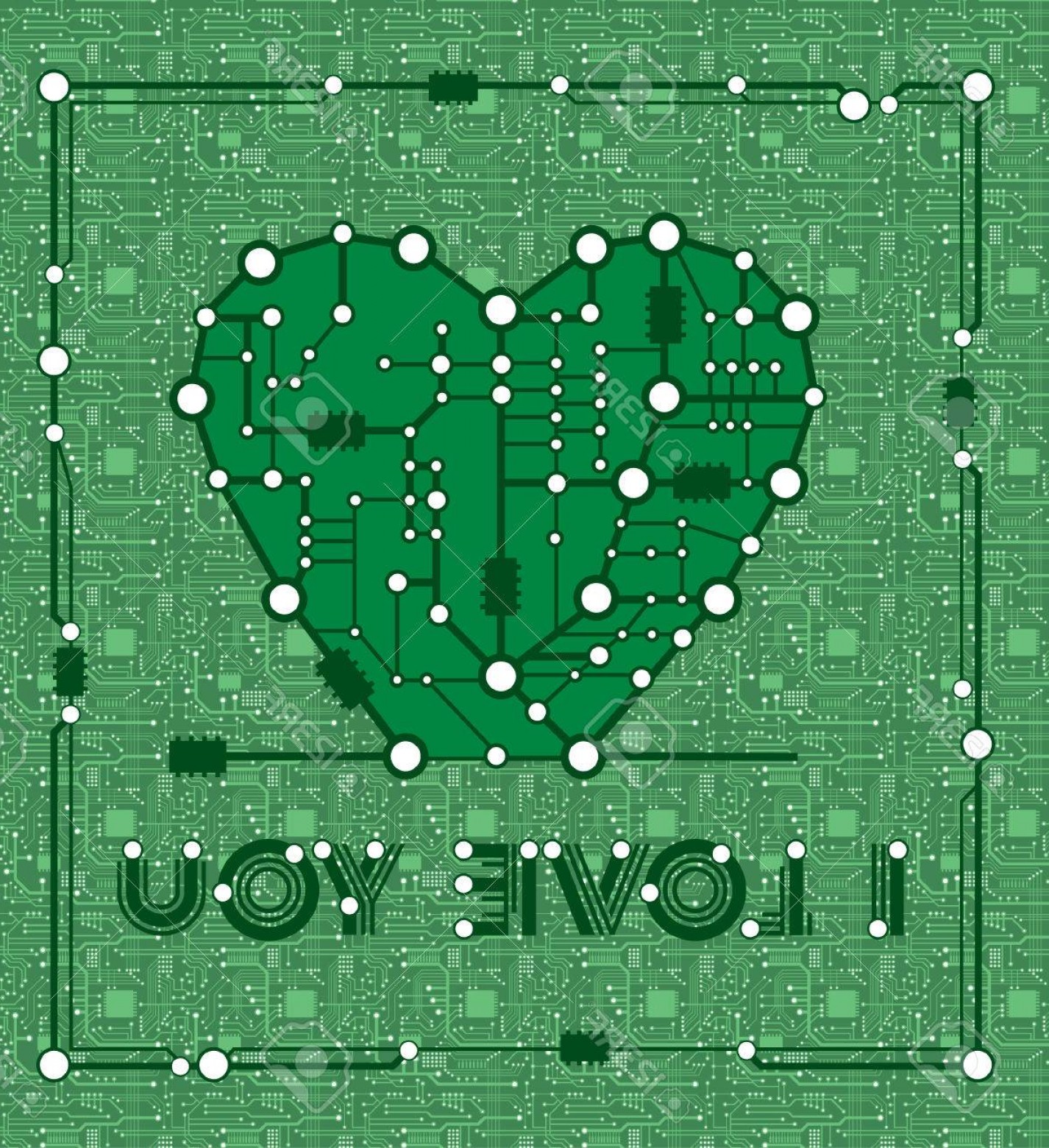 1426x1560 Photostock Vector Banner From Abstract Drawing In Form Heart