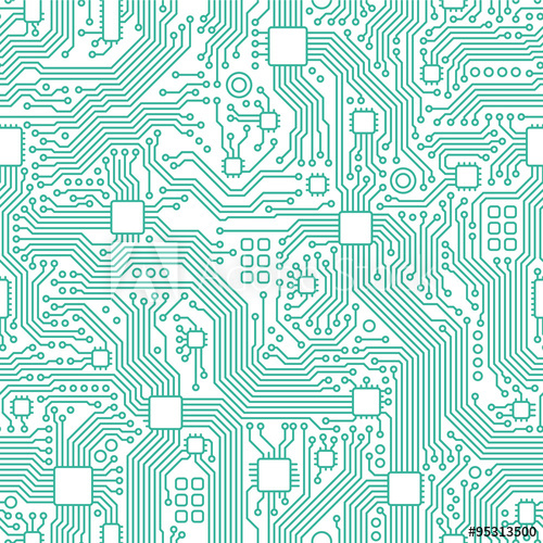 500x500 Technology Abstract Motherboard Illustration Background Vector