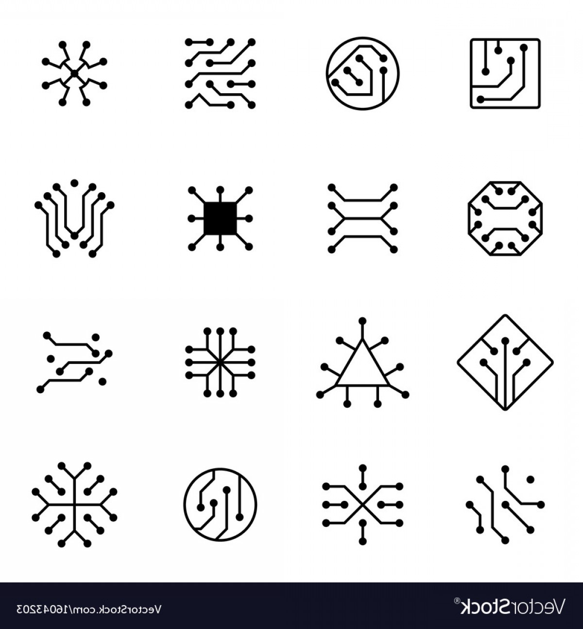 1200x1296 Electronic Computer Chip Circuit And Motherboard Vector Cqrecords