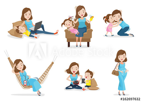 500x359 Motherhood Mother And Son Or Daughter Have Fun Together