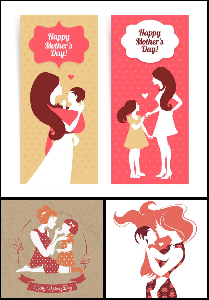 800x1150 Mother's Day Cards Vector Vector Graphics Blog