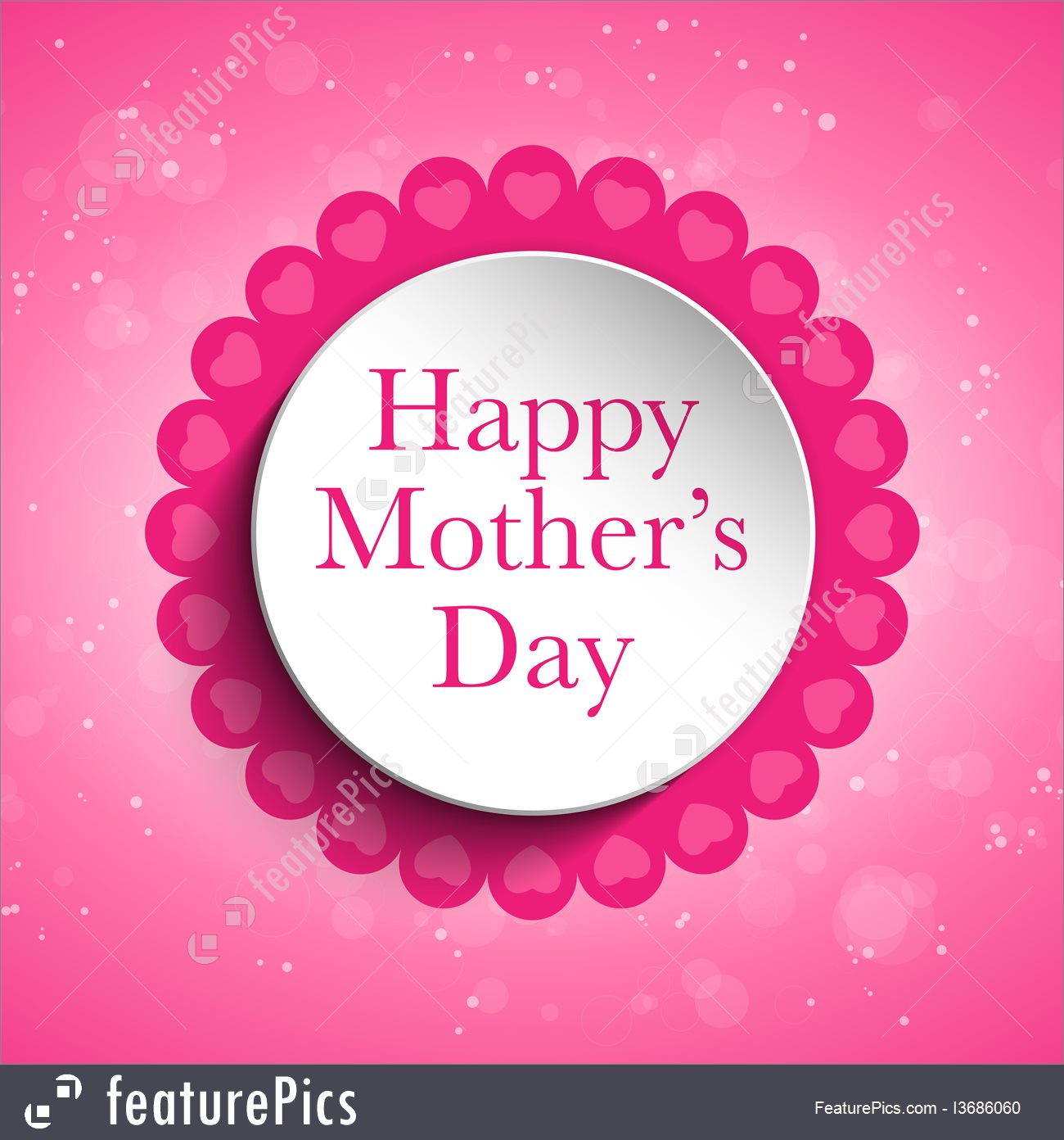 1300x1392 Mother Day Card Illustration