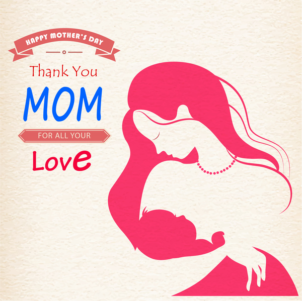 Mom Hold Baby Happy Mother Day Free Vector In Adobe Illustrator 600x599 Mom Hold Baby Happy Mother Day Free Vector In Adobe Illustrator
