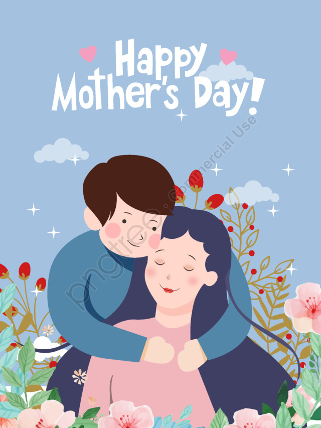 Small Fresh Mothers Day Affection Hug Original Hand Painted Vector 640x853 Small Fresh Mothers Day Affection Hug Original Hand Painted Vector