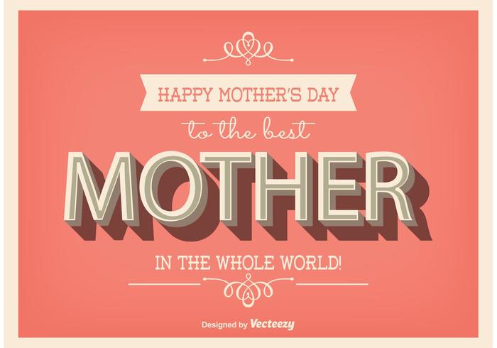 Typographic Mother's Day Poster 700x490 Typographic Mother's Day Poster