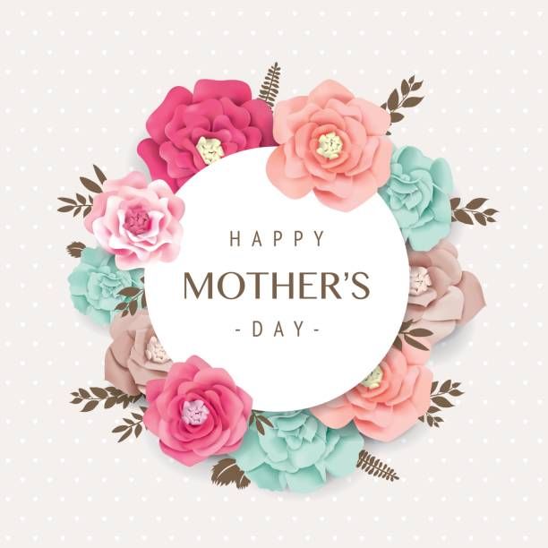 612x612 Happy Mother's Day Vector Art Illustration Greetings Happy