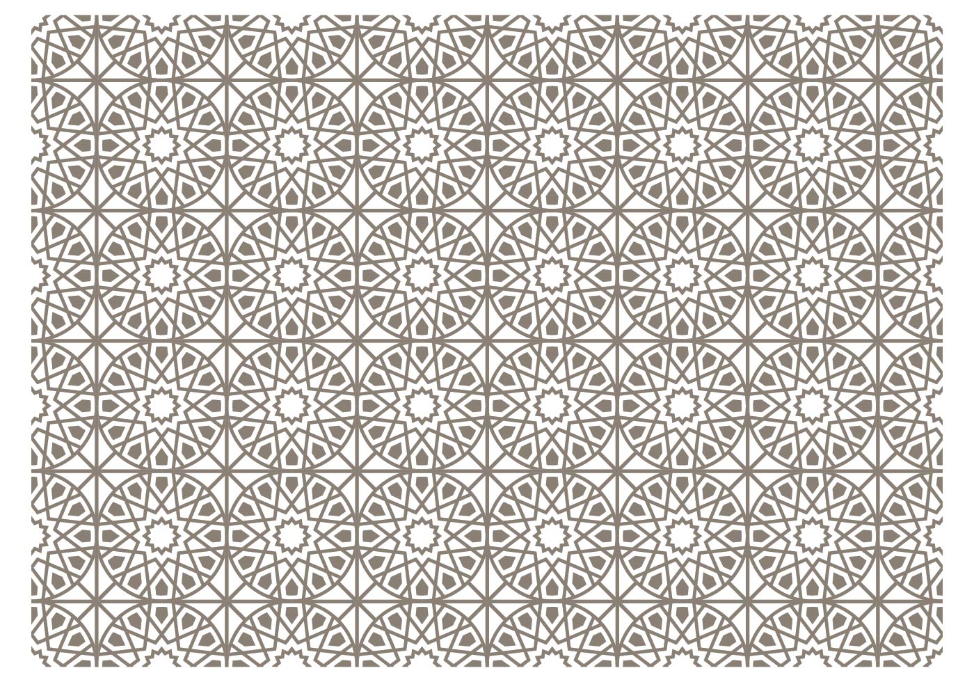 1400x980 Islamic Motif Free Vector Art