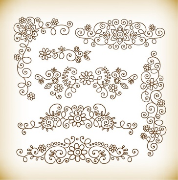 364x368 Motif Free Vector Download