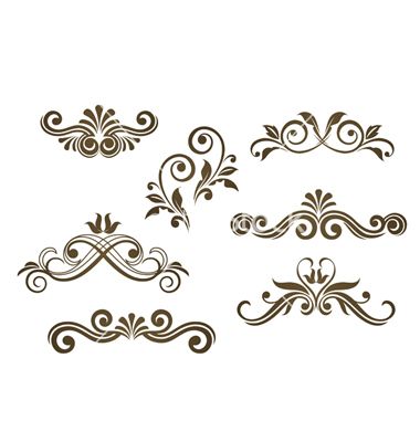 380x400 Vintage Floral Motifs Vector Housedom