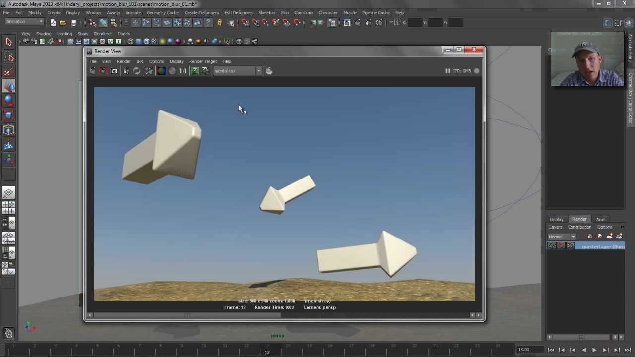1280x720 Motion Vector