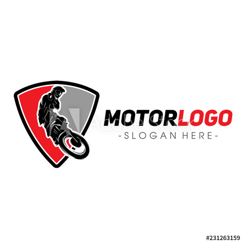 500x500 Moto Track Or Motocross Jump Logo Vector