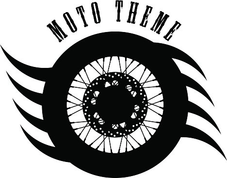 468x367 Moto Wheel Vector Logo Symbol Premium Clipart