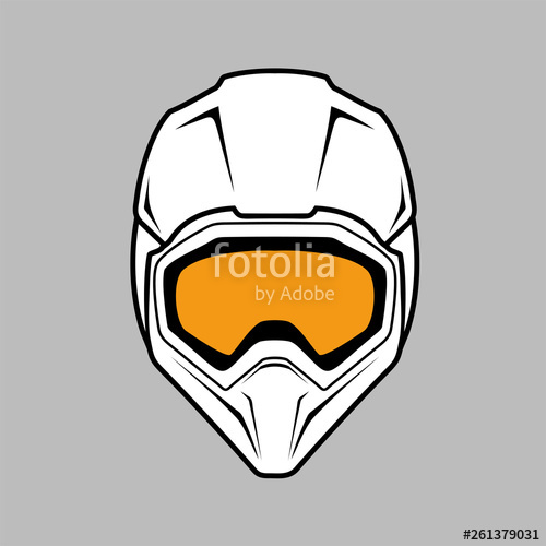 500x500 Motocross Helmet Illustration Stock Image And Royalty Free Vector