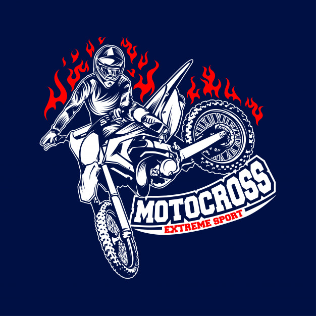 626x626 Motocross Vector Premium Download