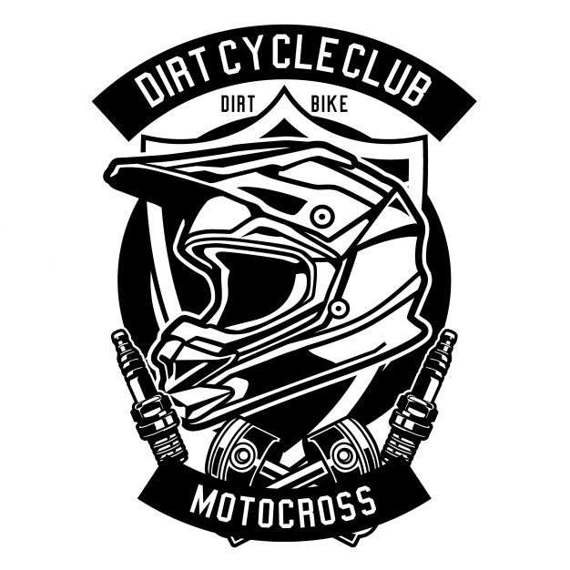 626x626 Motocross Helmet Vector Premium Download