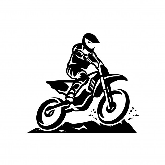 626x626 Motocross Vector Logo Template Vector Premium Download