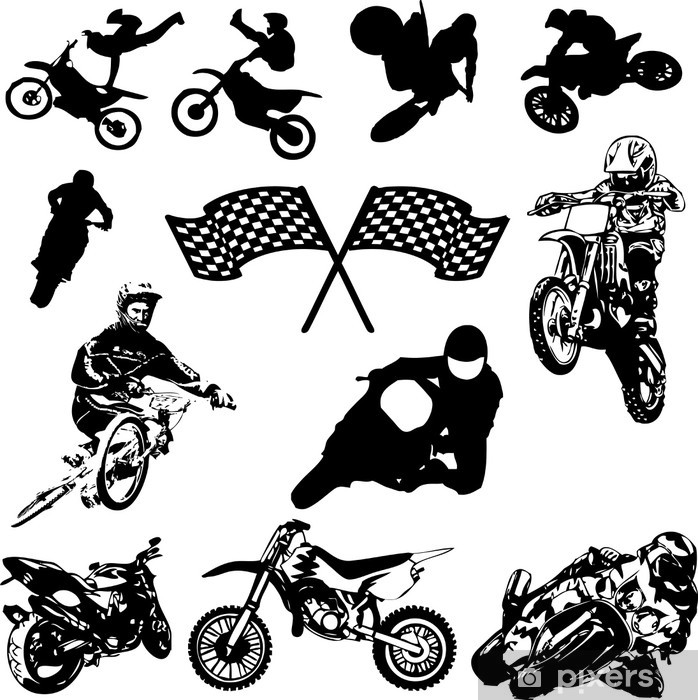 Motocross Vector at Vectorified.com | Collection of Motocross Vector ...