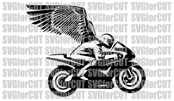 570x331 Motocross Dxf Png Silhouette Sports Extreme Vector Cut Etsy