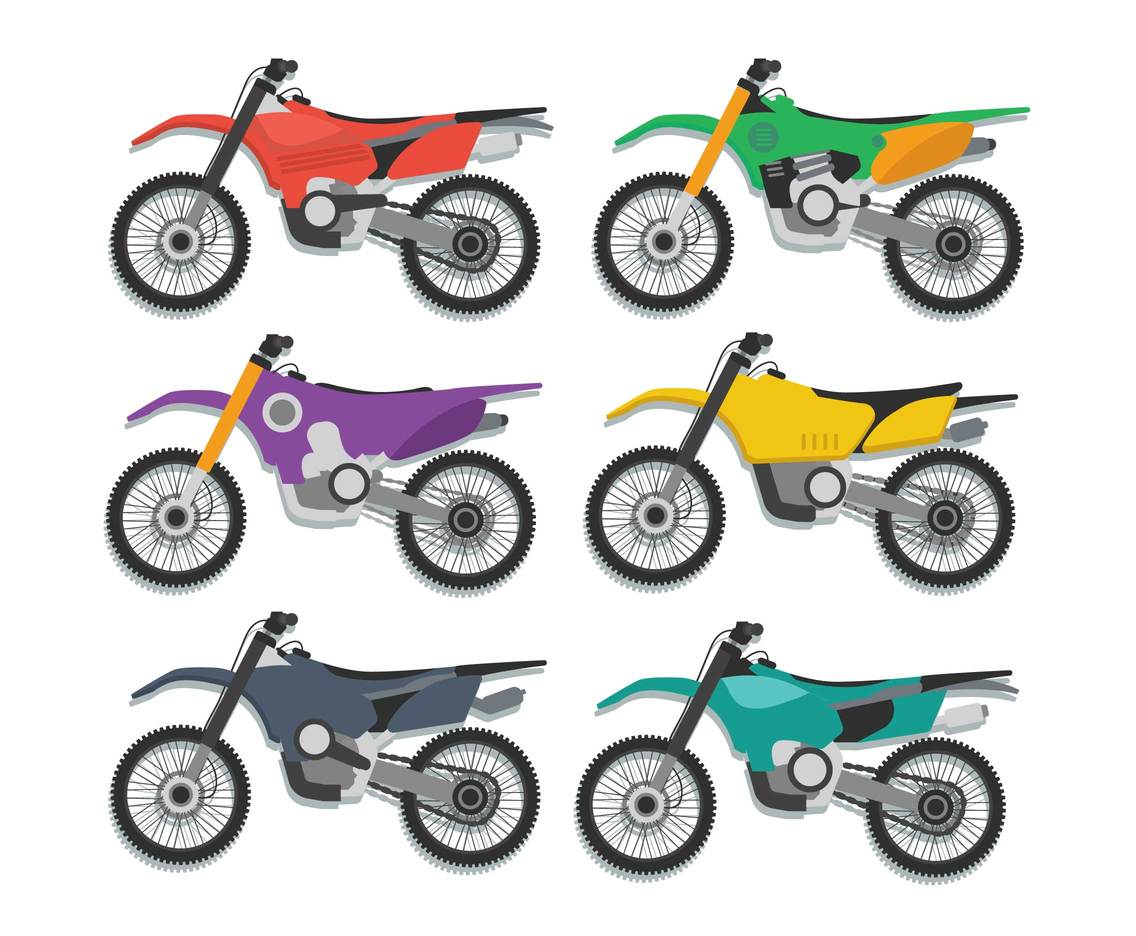 1136x936 Motocross Vector Set Vector Art Graphics