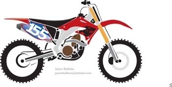 350x178 Motocross Free Vector Download
