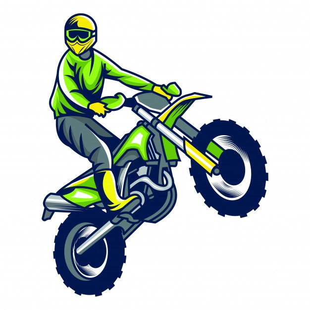 626x626 Motorcycle Motocross Vector
