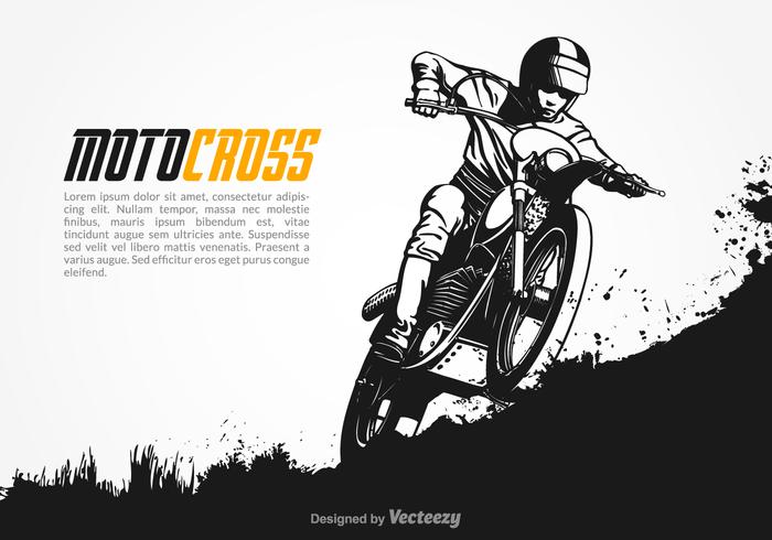 700x490 Vector Motocross Illustration