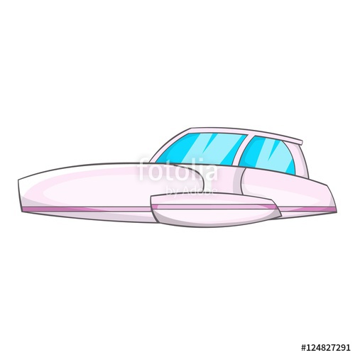 500x500 Motor Boat Icon Cartoon Illustration Of Motor Boat Vector Icon